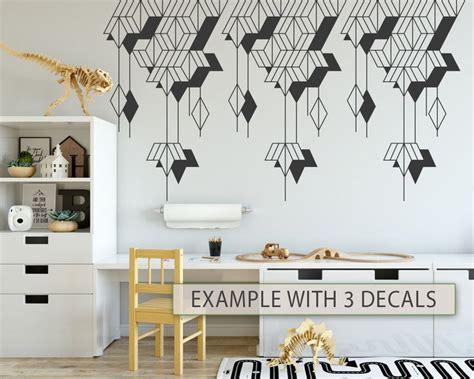 Geometric Art Wall Stickers Abstract Wall Decal Wall Decals Wall