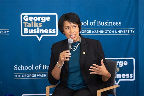 Mayor Muriel Bowser Discusses D C S Future GW Today The George Washington University
