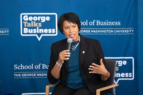 Mayor Muriel Bowser Discusses D C S Future Gw Today The George Washington University