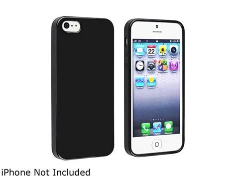 Insten Black Jelly Tpu Rubber Skin Case Cover Compatible With Apple