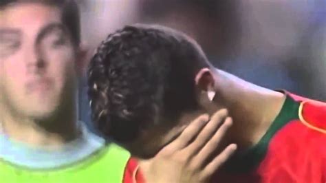 Cristiano Ronaldo Crying Uefa Euro 2004 Youtube