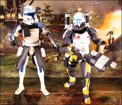 Star Wars The Clone Wars Phase Ii Armor Captain Rex And Saga