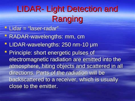 PPT LIDAR Light Detection And Ranging DOKUMEN TIPS