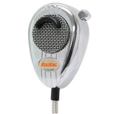 Roadking Rk56chss 4 Pin Dynamic Noise Canceling Cb Microphone Chrome