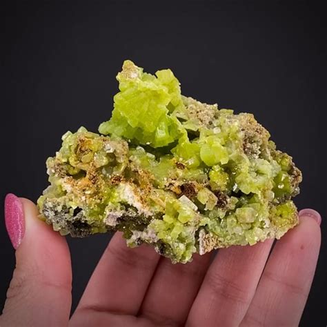 Artistic Pale Green Pyromorphite Irocks Fine Minerals