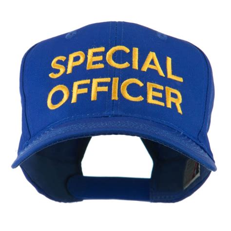 Special Officer Embroidered Cap Royal Hat Fashion Women Hats