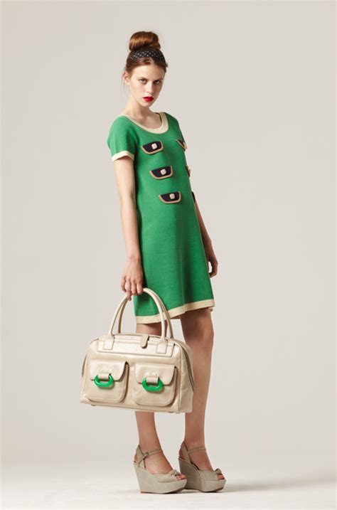Orla Kiely Spring Summer Lookbook Retro Fashion Pattern Dress
