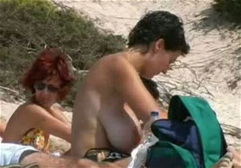 Hidden Cam Clip With A Mom Rubbing Her Big Tits At A Nude Beach Mylust Com