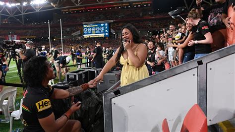 Nrl Grand Final Penrith Panthers Star Brian Toos Emotional Proposal
