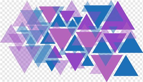 Blue And Pink Triangle Illustrations Triangle Graphic Design