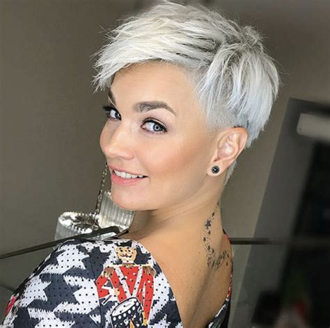 This is a sleek bob, but you can also go for a shaggy bob with the same length it looks best when the hair is parted in the middle and would suit both medium and short hair. Best New Pixie Haircuts for Women - LatestHairstylePedia.com