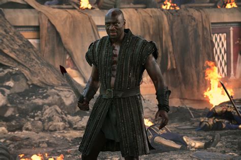 First Look At Adewale Akinnuoye Agbaje As Enslaved Gladiator Atticus In