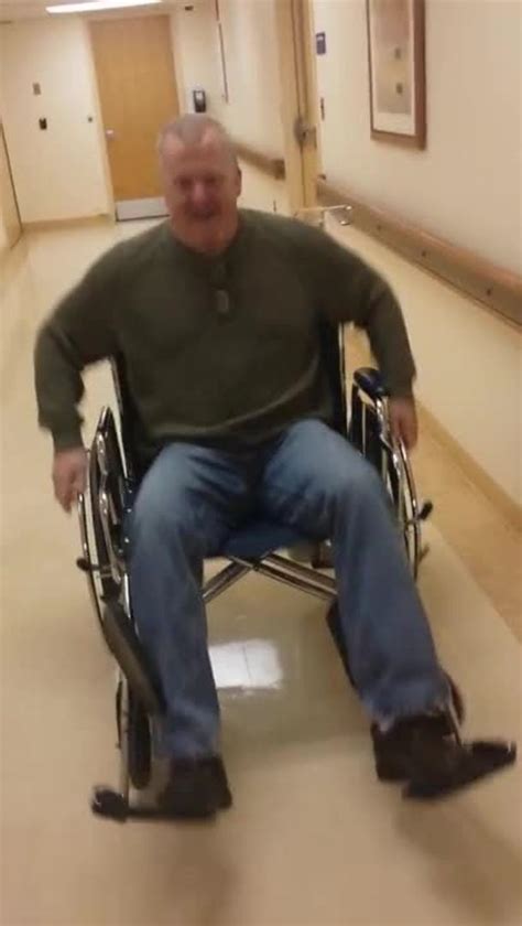 Grandpa Falls Doing Wheelchair Wheelie Jukin Licensing