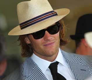 While the tampa bay buccaneers' front office was hard at work adding more talent to their championship roster, their quarterback was generating some hilarious content just by showing up to watch a different sport. Masshole Sports: Tom Brady Was At Kentucky Derby Wearing ...