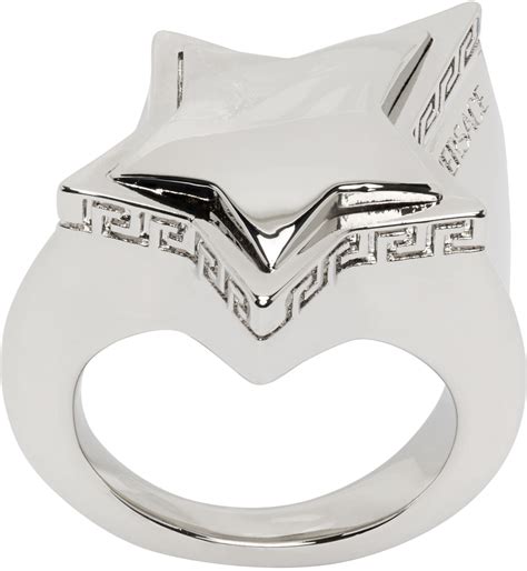 Versace Silver Star Ring Versace