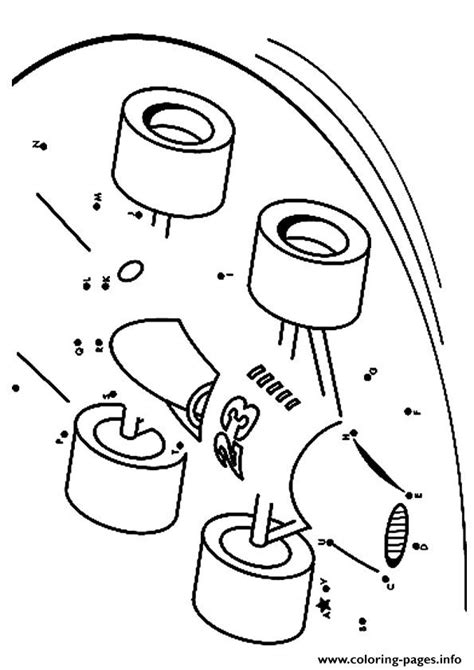 The Race Car Dot To Dot Coloring Page Printable