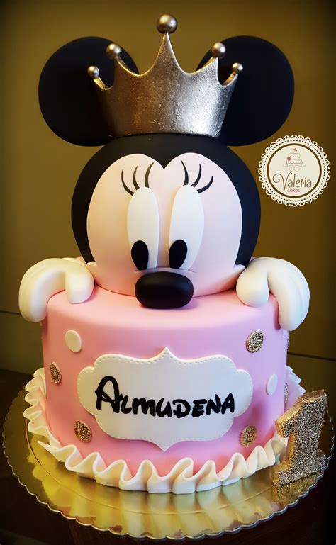 Minnie Princess Pink And Gold Cake ️ Torta Princesa Minnie En Rosa Y