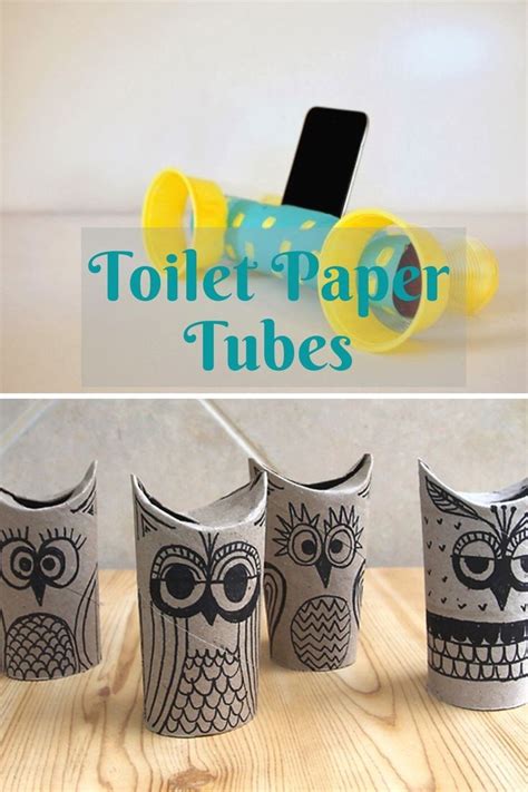 Ideas For Reuse Toilet Papers Tubes Diy And Crafts Diy Crafts