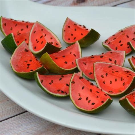 Sliced Watermelon Jell O Shots Recipe