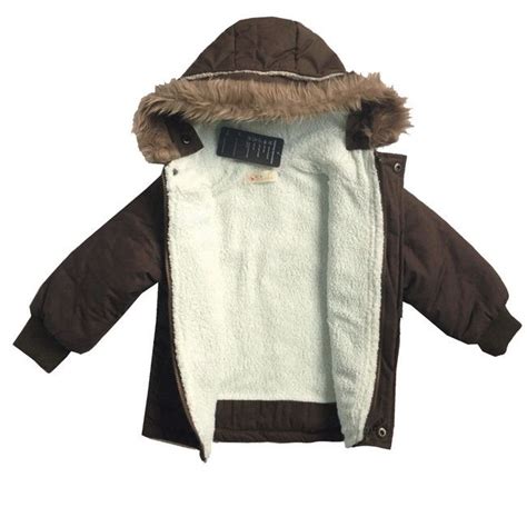 Toddlers Baby Boy Warm Jacket Coats Fleece Snowsuit Winter Outwear