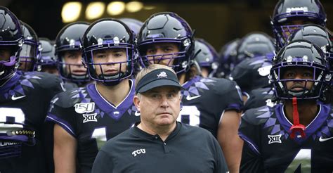 Tcu S Gary Patterson Says Horned Frogs Won T Back Down This Season