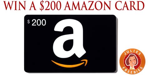 Enter To Win A Amazon Gift Card Julie S Freebies
