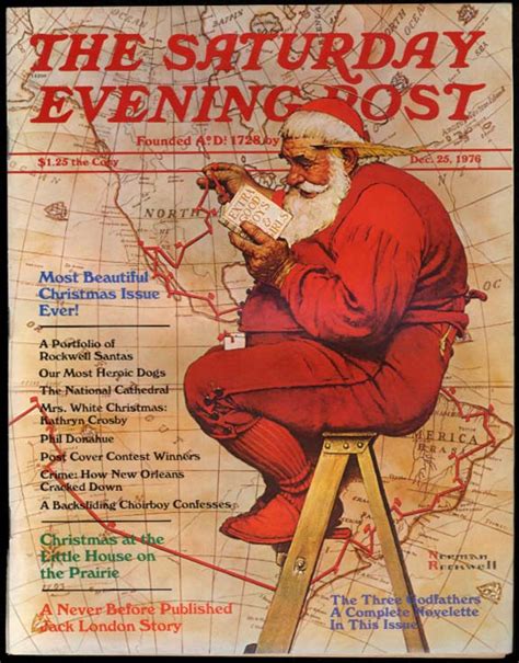 Saturday Evening Post 1225 1976 Norman Rockwell Kathryn Crosby Phil