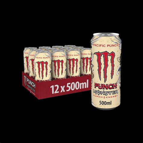 carton 12x500ml monster energy pacific punch full sized can from europe shopee singapore
