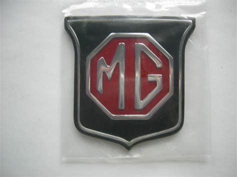 Mg Mgb Midget Grill Badge Emblem Mgb Years 61 69 Black Ebay