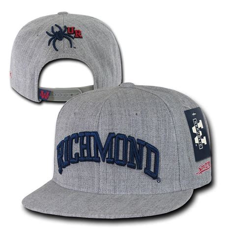 Ncaa University Of Richmond Spiders 6 Panel Game Day Snapback Caps Hat