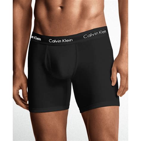 Lyst Calvin Klein Cotton Stretch Boxer Brief 2 Pack In Black For Men