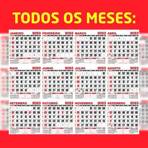 Calendario 2023 Em Portugues Para Imprimir Imagesee Riset Images And