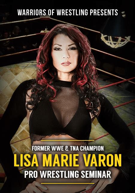 Lisa Marie Varon Pro Wrestling Seminar Warriors Of Wrestling