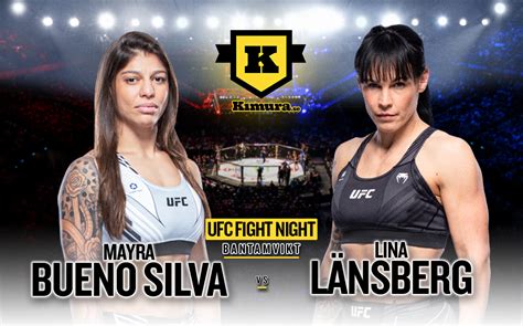 Ufc Vegas 66 Lina Länsberg Möter Mayra Bueno Silva