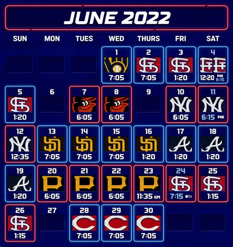 2022 Cubs Schedule June 1 - Marquee Sports Network - Television Home of