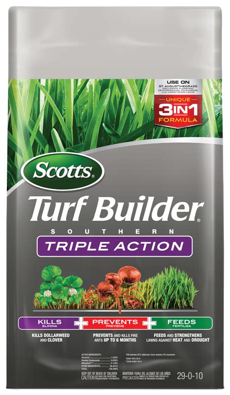 Scotts Turf Builder Southern Triple Action Three In One Fertilizer