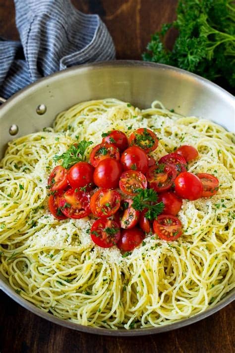 Angel hair pasta is a long, thin noodle with a round shape. Angel Hair Pasta with Garlic and Herbs - Dinner at the Zoo