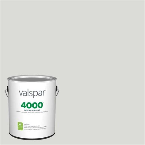 Valspar 4000 Flat Seashell Gray 4003 1a Interior Paint 1 Gallon In