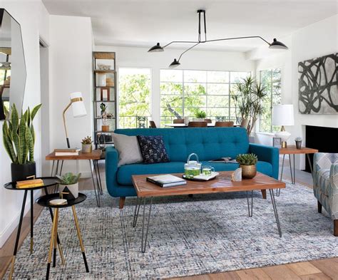 Furniture Ideas For Elegant Mid Century Modern Living Room Decor