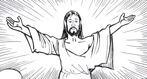 Jesús Resucitando Para Colorear Pintando A Jesús De Nazaret Con Sus