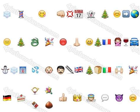 100 Pics Christmas Emoji Level 81 100 Answers 4 Pics 1 Word Daily