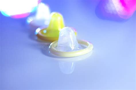 Rubber Condom Contraceptive Stock Image Image Of Birth Condoms 98649165