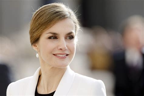 Queen Letizia Of Spain Looks Stunning In Monochrome Outfit And Braided
