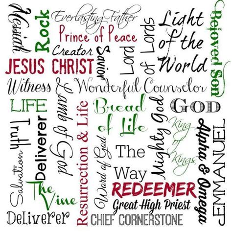 Names Of Jesus Free Printable Printable Templates
