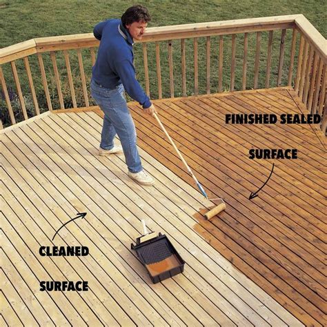 How To Revive A Deck Deck Cleaning And Staining Tips Diy