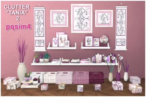 Sims 4 Ccs The Best Clutter Tania 2 By Pqsim4