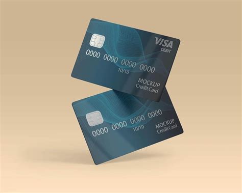 Credit Debit Bank Card Mockup Set Free Psd Templates
