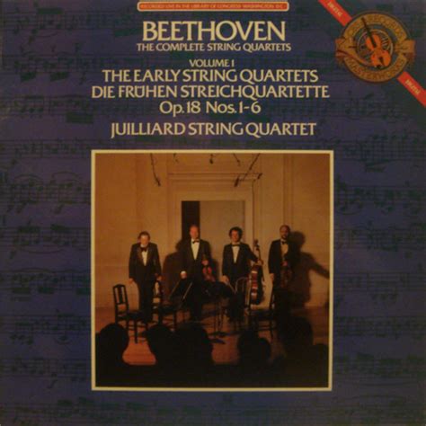 Beethoven Juilliard String Quartet The Complete String Quartets