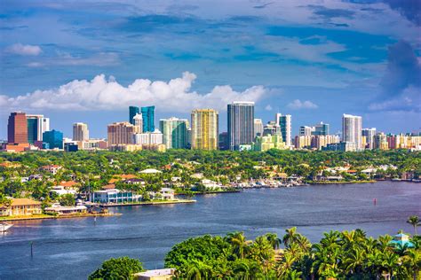 Fort Lauderdale Florida Usa Skyline Brizaga