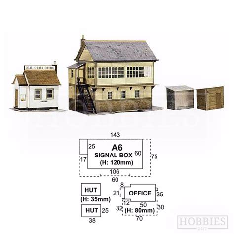 Superquick Model Building Card Kits 172 Scale Oo Ho Gauge Railways